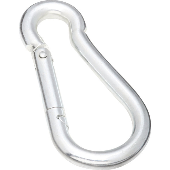National Interlocking Spring Snaps, Zinc Plated, 3/8 In. x 3-1/8 In. N222-885