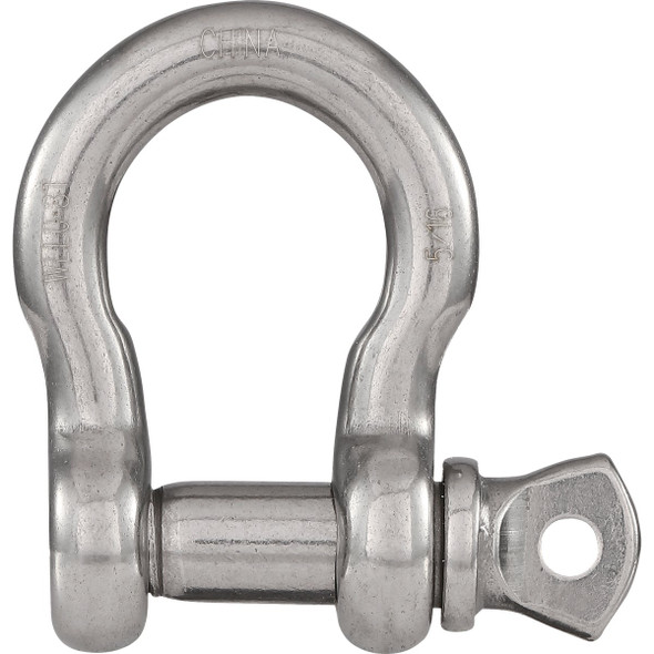 National Anchor Shackles, Stainless Steel, 5/16 In. N100-279