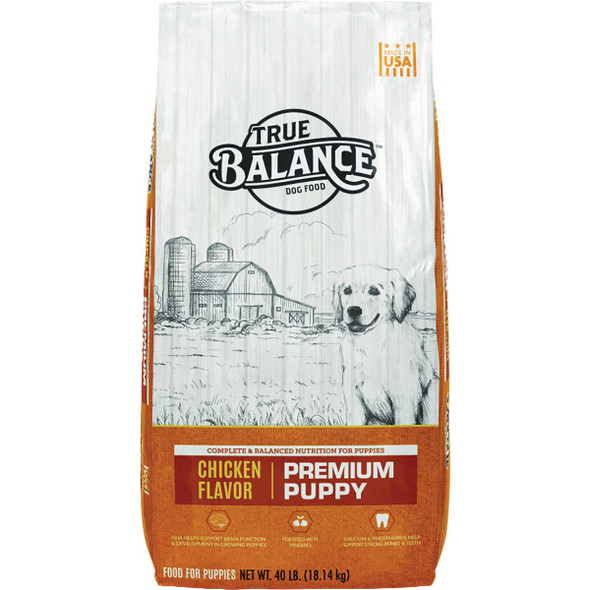 True Balance 40 Lb. Chicken 27/12 Formula Dry Puppy Food 12601