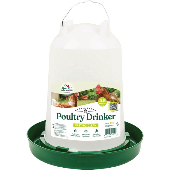 Manna Pro Harris Farms 3.5 Gal. Hanging Drinker 1000264