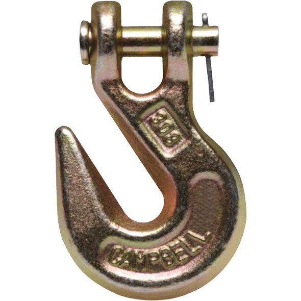 Campbell 1/4 In. Grade 70 Yellow Chromate Clevis Grab Hook T9503315