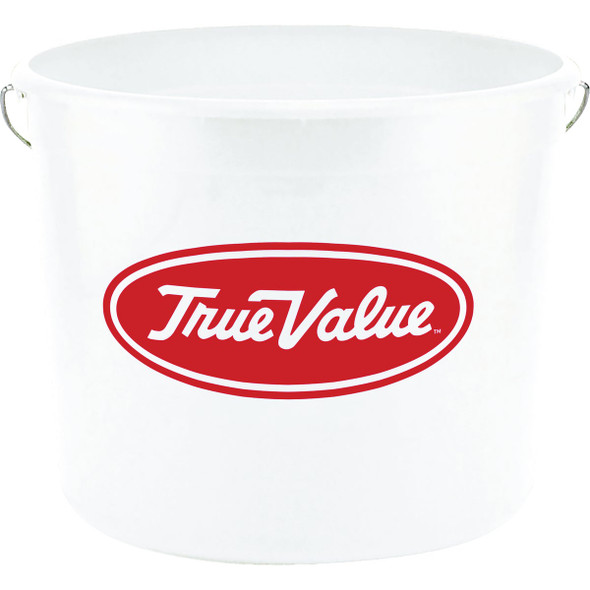 True Value 2 Gal White Plastic Pail 1123128