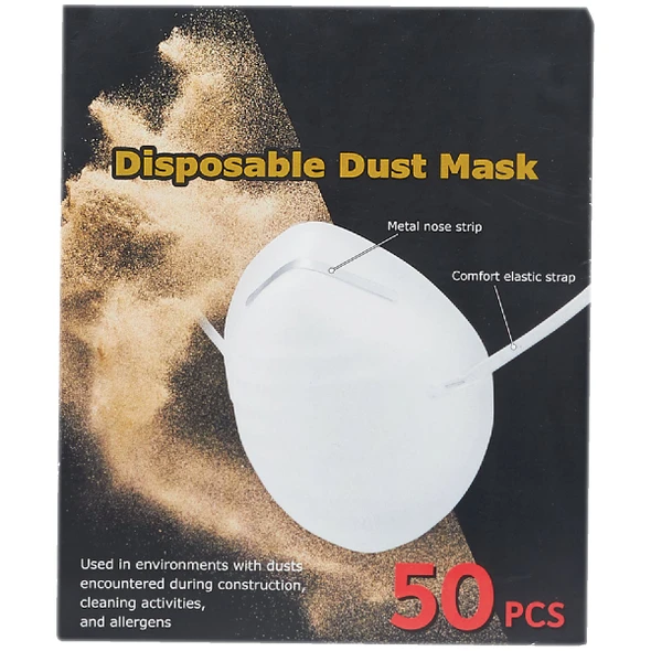 Disposable Dust & Face Mask (50-Pack) GSMASKS 389192