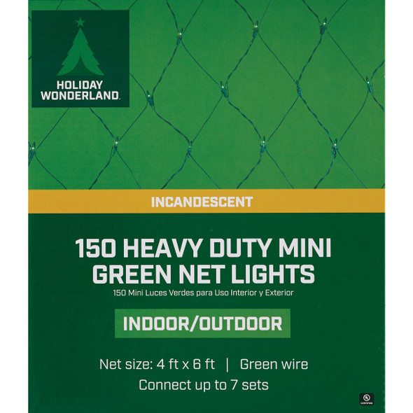 Home Impressions 150lt 4x6 Green Netlight KT-I150-25 904855