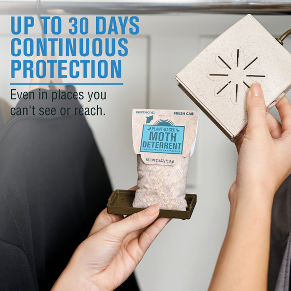 EarthKindFresh Cab 30 to 60-Day Natural Moth Repellent Refill Pouch (2-Pack) MOT2P6D 704752