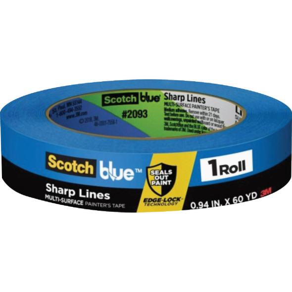 ScotchBlue PROSharp 0.94 In. x 60 Yd. Painter's Tape 2093+-24EC