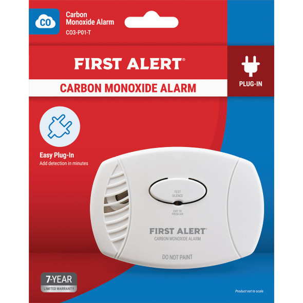 First Alert Ac Co Alarm W/Battery CO3-P01-T