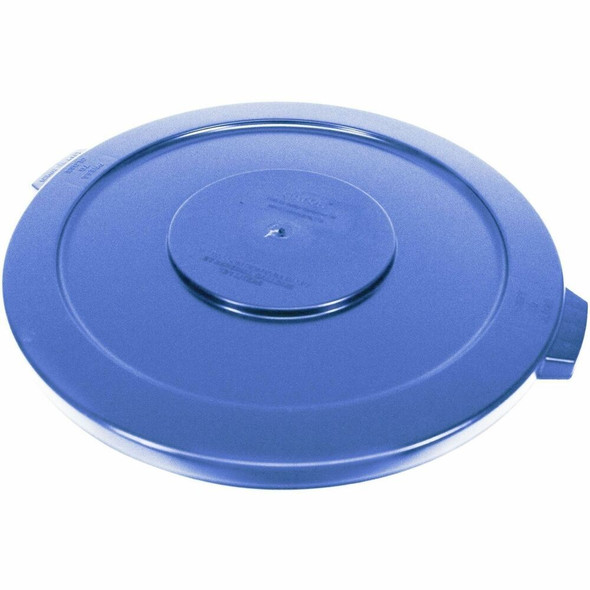 Genuine Joe Gator Trash Container Lid - Blue - 1 Carton