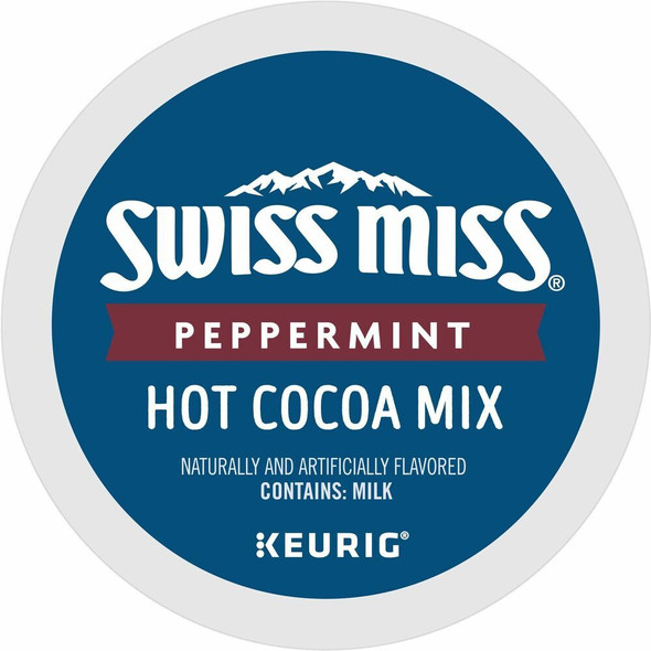 Swiss Miss&reg; Peppermint Hot Cocoa - Peppermint - 22/Box - 4 / Carton