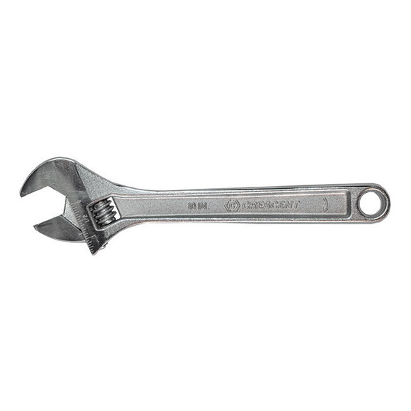 Crescent® Chrome Adjustable Wrench, 10", 1 5/16" Jaw Opening, 1/Each