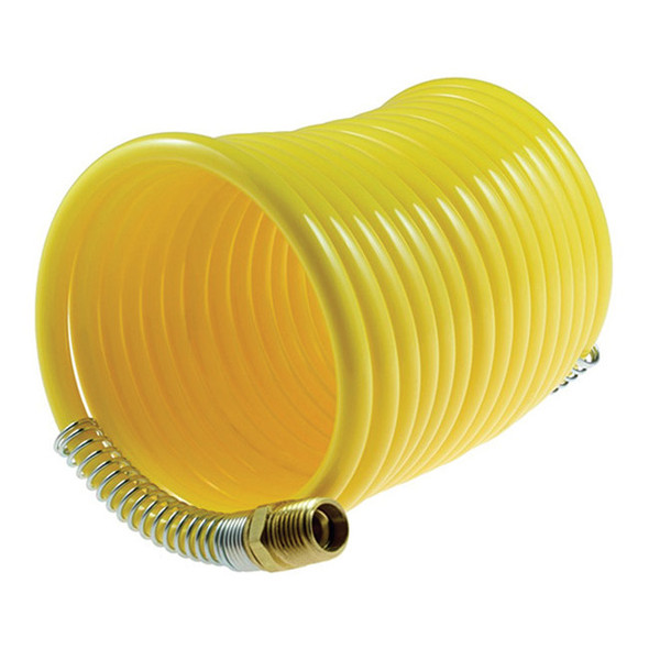 Coiled Air Hose, 25', 1/Each