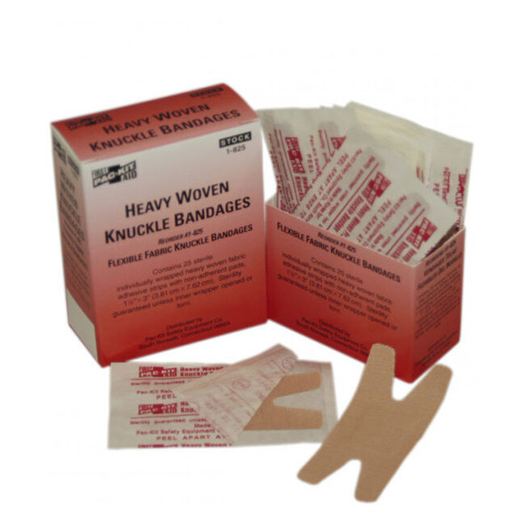 Knuckle Fabric Bandages, 1 1/2" x 3", 25 Box/18 Case
