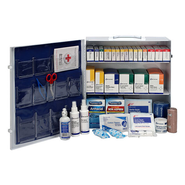 3-Shelf, 100-Person ANSI B+ First Aid Station