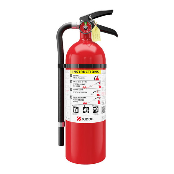 Kidde Pro 340 5 lb ABC Consumer Fire Extinguisher w/ Wall Hook (Rechargeable)