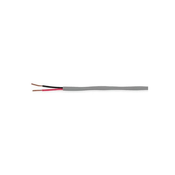 Power Limited and Communication Cable, 3 C, White, PVC, 1000 ft.