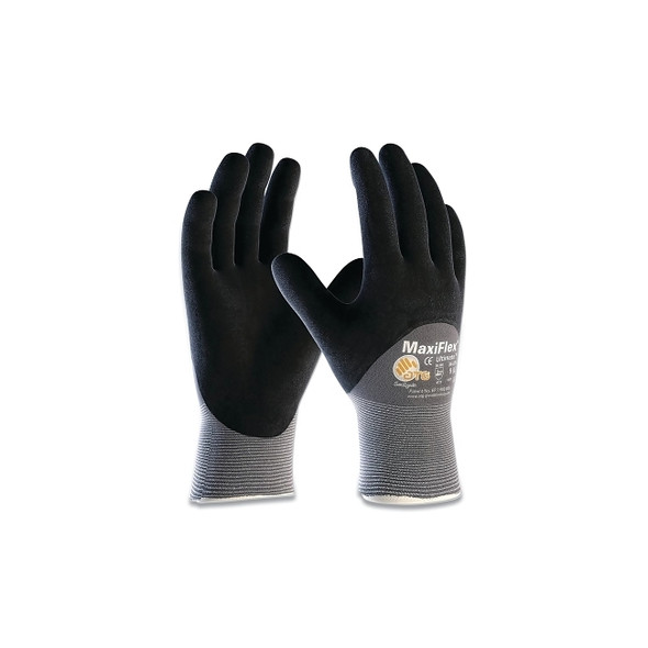 Maxiflex™ Seamless General Duty Glove, X-Large, Black/Gray