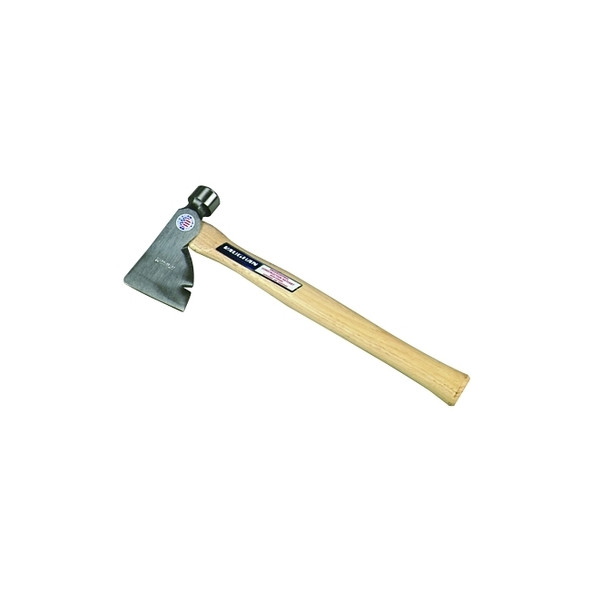Rig Builder's Hatchets, 28 oz Head, 3 1/2 in Cut, Hickory Handle