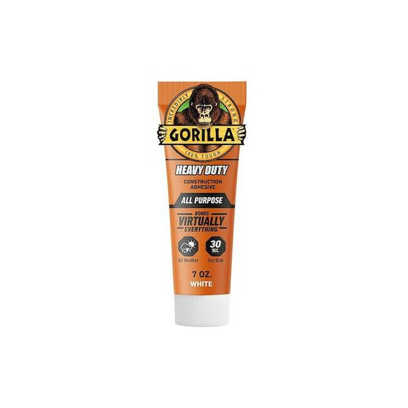 Gorilla Glue ConstructionAdhesive,White,7floz,Tube 108724