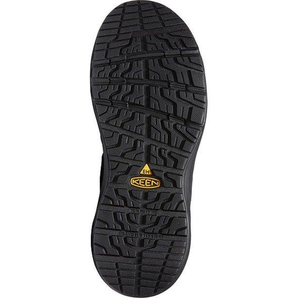 Women's Carbon Fiber Toe Athletic High-Top Shoe, Black-Raven, 9 1-2, W, 1027109