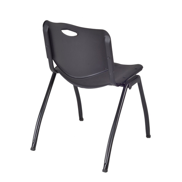 Cain Square Table & Chair Set, Wood, Metal, Plastic Top, Cherry  TB4242CH47BK