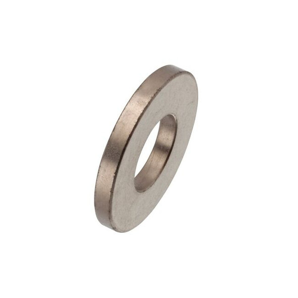 Flat Washer, For Screw Size 1/2" ,Case Hardened Steel Nickel Plated Finish