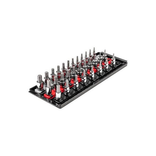 Tekton Socket Set,Steel,14 3/4 in L SHB91203