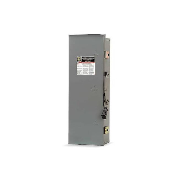 Square D Fusible, Safety Switch, Heavy Duty, 600 V, 3PST DT362RB