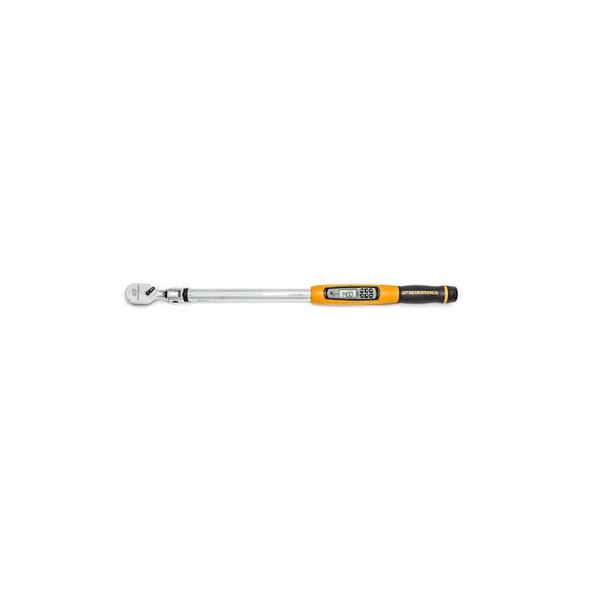 1/2" Flex Head Electronic Torque Wrench with Angle 25-250 ft/lbs
