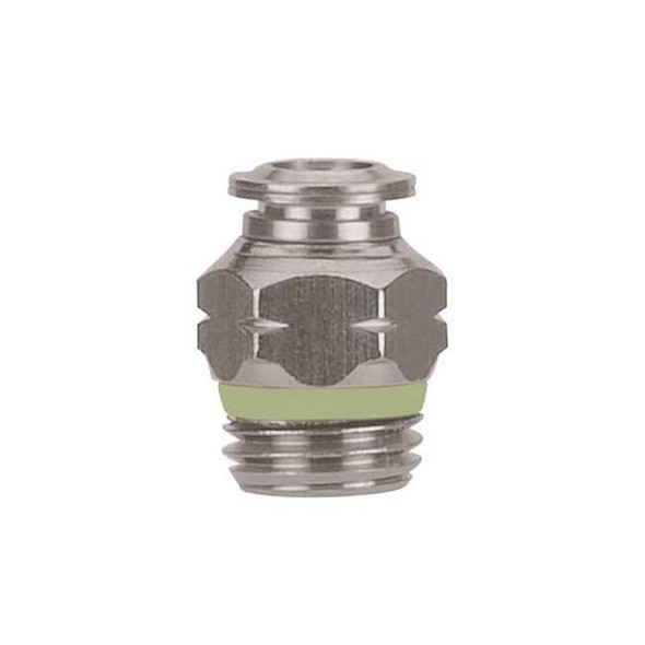 Aignep Usa Push to Connect Fitting, Stainless Steel, Silver 60005-4-1/8
