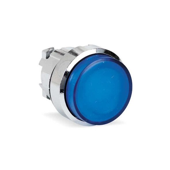 Schneider Electric Illuminated Push Button Operator, 22 mm, Blue ZB4BH63