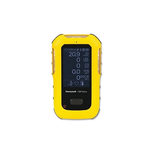 BW™ Ultra 5-Gas Detector, Yellow, Carbon Monoxide/ Oxygen/ Hydrogen Sulfide/ Combustible Gas/ VOC