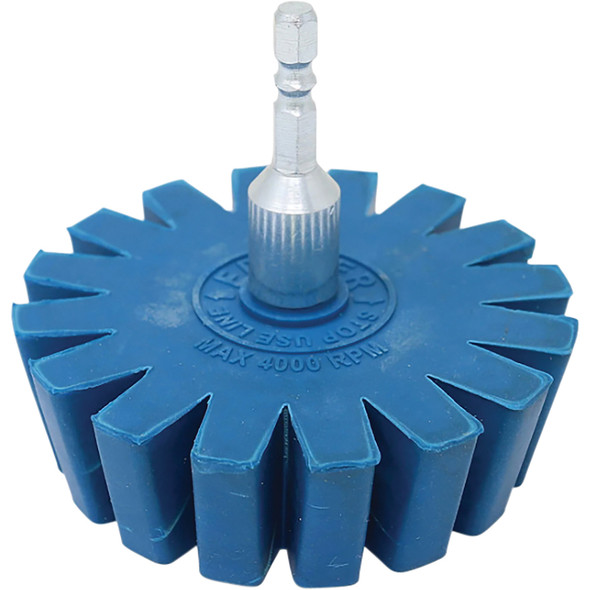 Conical Gear Eraser Wheel w/ Quick-Connect Arbor Adapter 8063