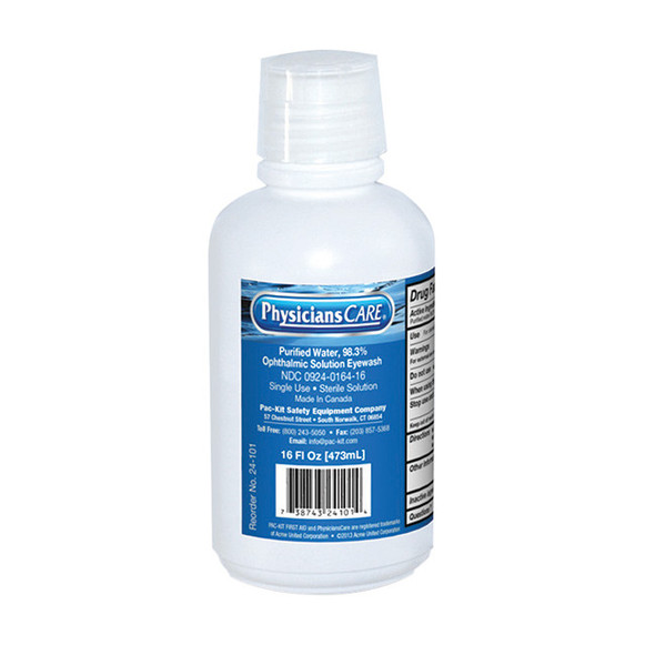 Eye Flush Bottle, 16 oz, 1/Each