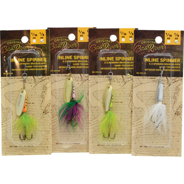 Bad River Inline Spinner Assortment BR-SFS-48 718743