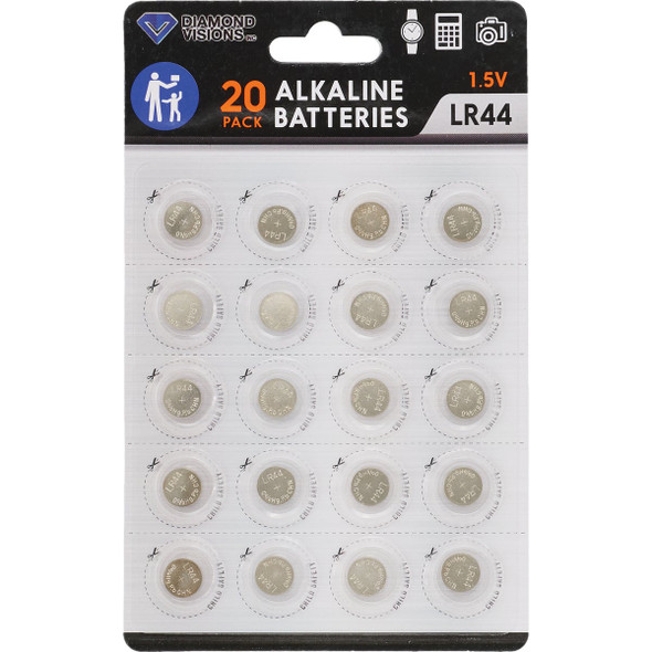 Diamond Visions LR44 Alkaline Battery (20-Pack) 01-0930 608567