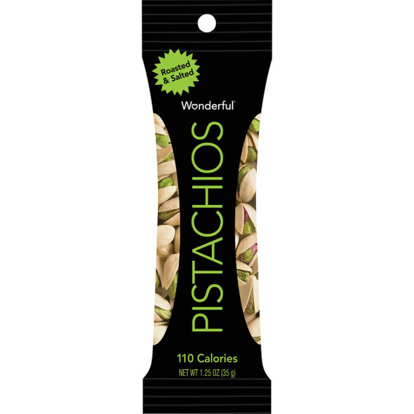 Wonderful 1.25 Oz. Original Pistachios PAR70217 Pack of 12