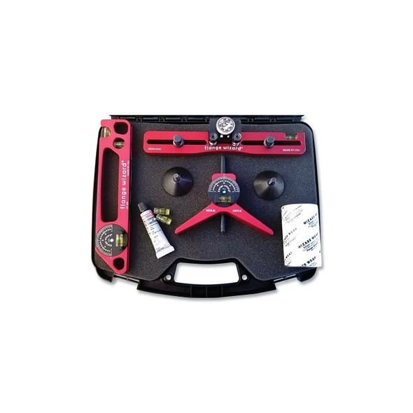 Pipe Magician's Case, With Magnetic Kit, 1/2 in to 1-7/16 in dia, Two Hole