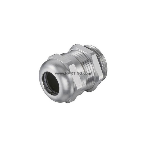 Harting Cord Connector,Body Brass,Cable OD 25 mm 19000005095