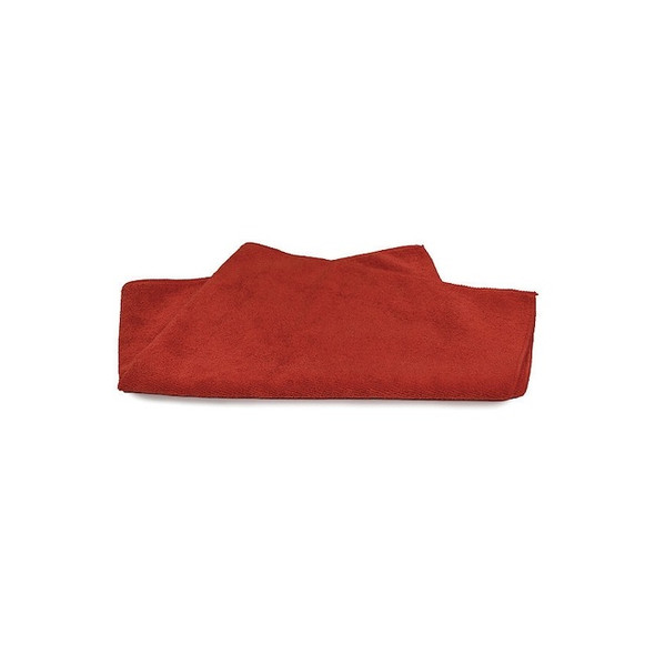R & R Textile Mcrofbr Car/Hand Towel,Red,16"x27",PK180 Z73109