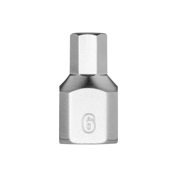 Milwaukee Tool Bit Socket,1/4" Drive,Chrome,S2 Steel 45-34-1133