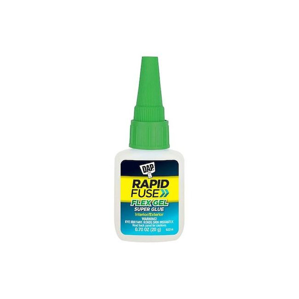 Dap InstantAdhesive,Clear,0.7floz,Bottle 7079800163