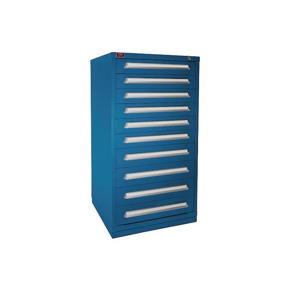 Lyon ModDrwrCab,59.25"x30"x28",Blue,10Drwr X6M6830301009IL