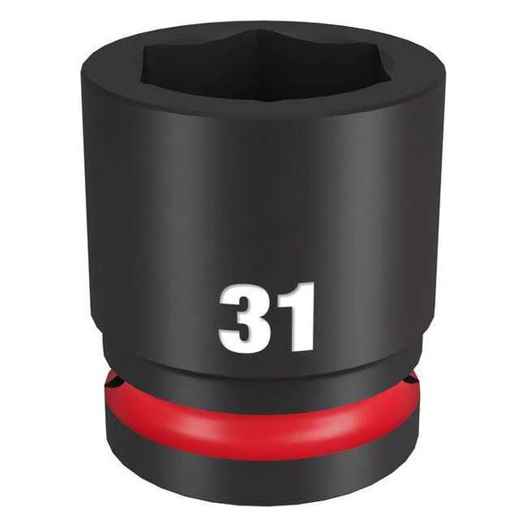 31mm SHOCKWAVE Impact Duty 3/4 in. Drive Standard 6 Point Impact Socket