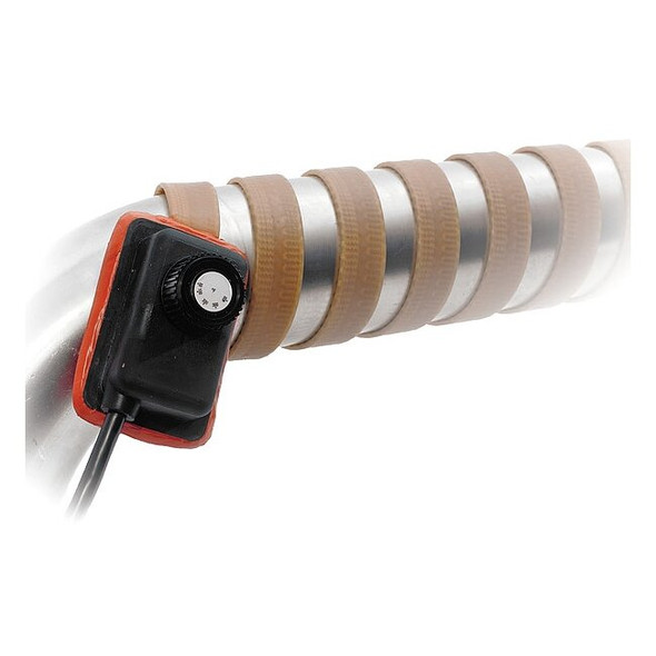 Heating Tape, Adjustable Thermostat Control, 120VAC, 1440W, 2"W x 2'L