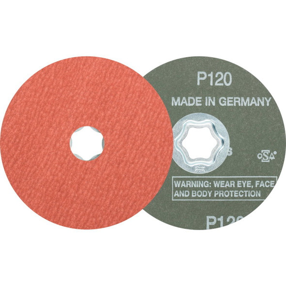 Pferd Tools Combiclick Fiber Disc,4-1/2",A-Cool,120 40305 Pack of 25