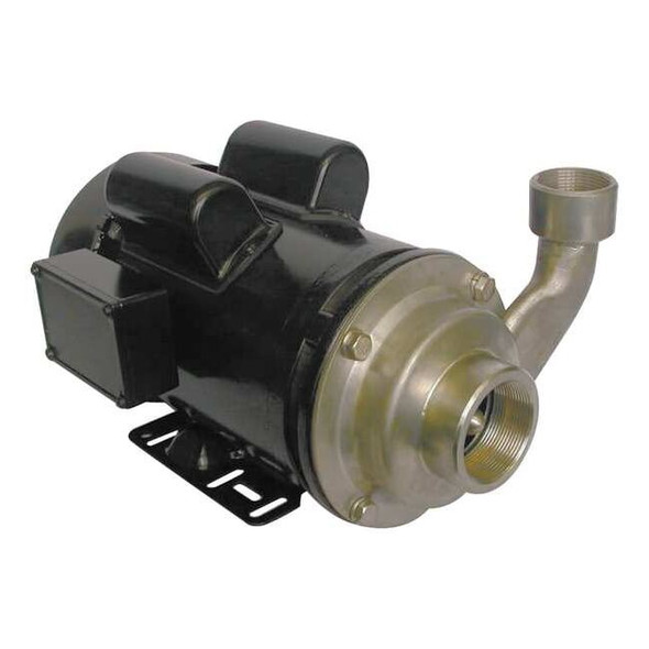 Dayton CentrfPmp,2hp,SS,1-1/2",Crbn/Crmc/FKM/SS 5WXT8
