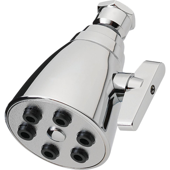 HomePointe Shower Head, Fixed Mount, 6-Spray, Chrome 228622