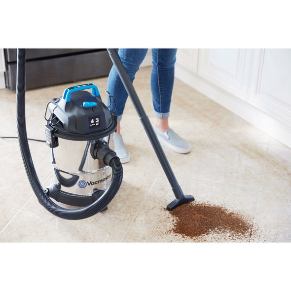 Vacmaster 4 Gal. 3 HP Stainless Steel Wet-Dry Vacuum MVOA407S 343491