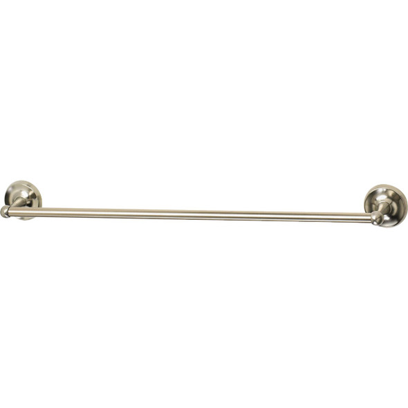HomePointe 18 In. Brushed Nickel Rounded Towel Bar 231184