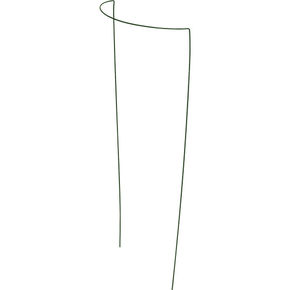 Green Thumb 12 In. Half-Round Green Coated Steel Plant Support PP1234GT